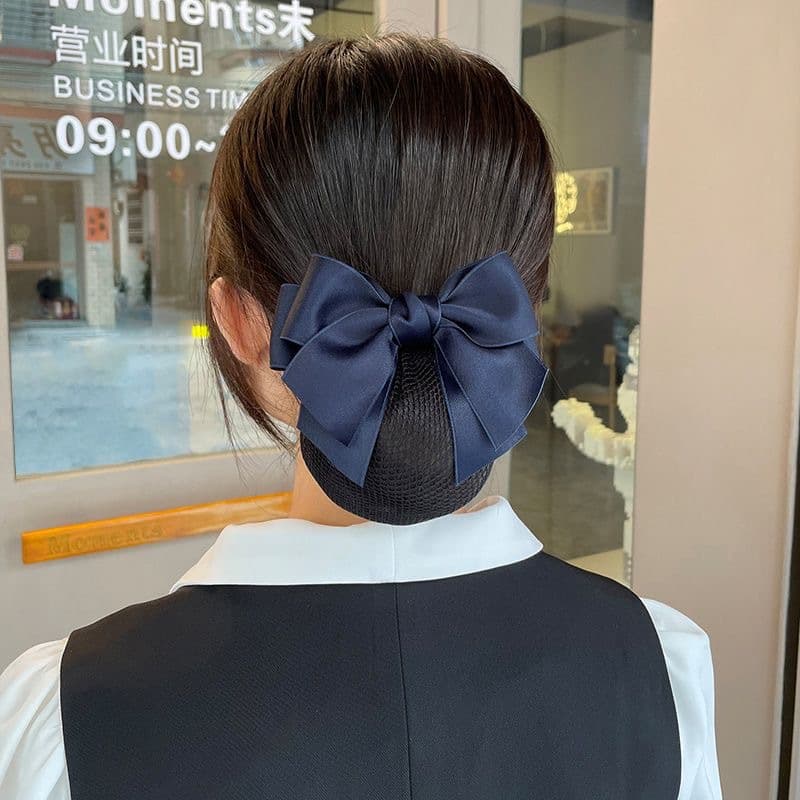 ヘアアクセサリー 華やか結び目シュシュカバー