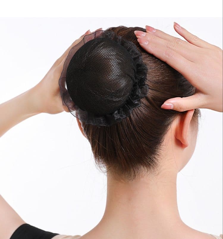 ヘアアクセサリー シュシュ プロ仕様メッシュネットシュシュ