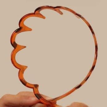 ヘアアクセサリー カチューシャ 波模様の輝き