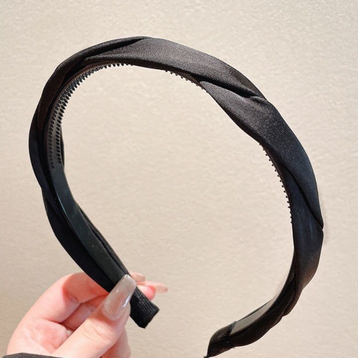 ヘアアクセサリー カチューシャ 編み込みスリム