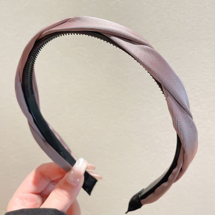 ヘアアクセサリー カチューシャ 編み込みスリム