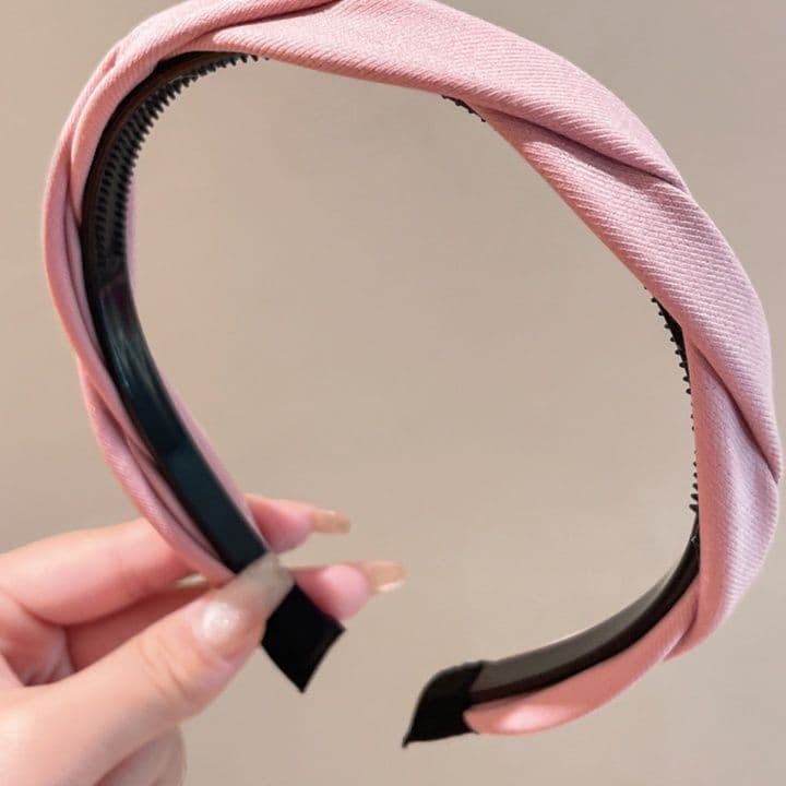 ヘアアクセサリー カチューシャ 編み込みスリム