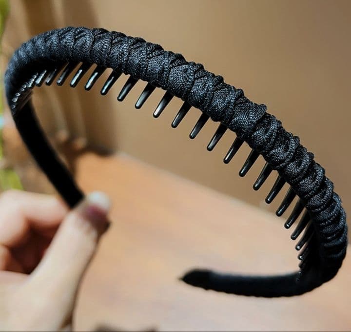 ヘアアクセサリー カチューシャ 編み込み模様