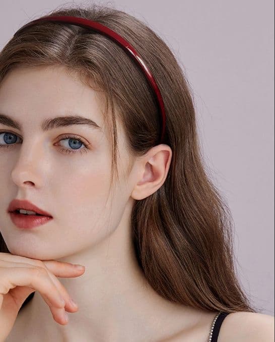 ヘアアクセサリー カチューシャ シンプル細身カチューシャ