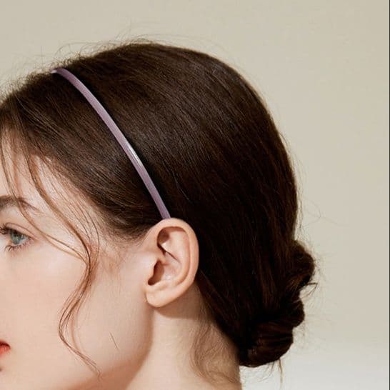 ヘアアクセサリー カチューシャ シンプル細身カチューシャ