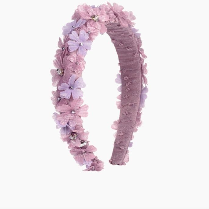 ヘアアクセサリー カチューシャ 花園の彩りプリザーブドカチューシャ