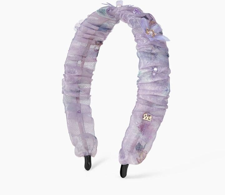 ヘアアクセサリー カチューシャ ふんわりオーガンジーカチューシャ