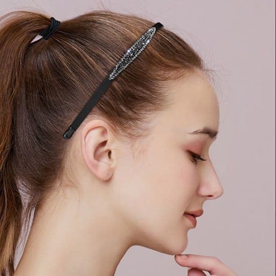 ヘアアクセサリー カチューシャ 輝きの宝石細身カチューシャ