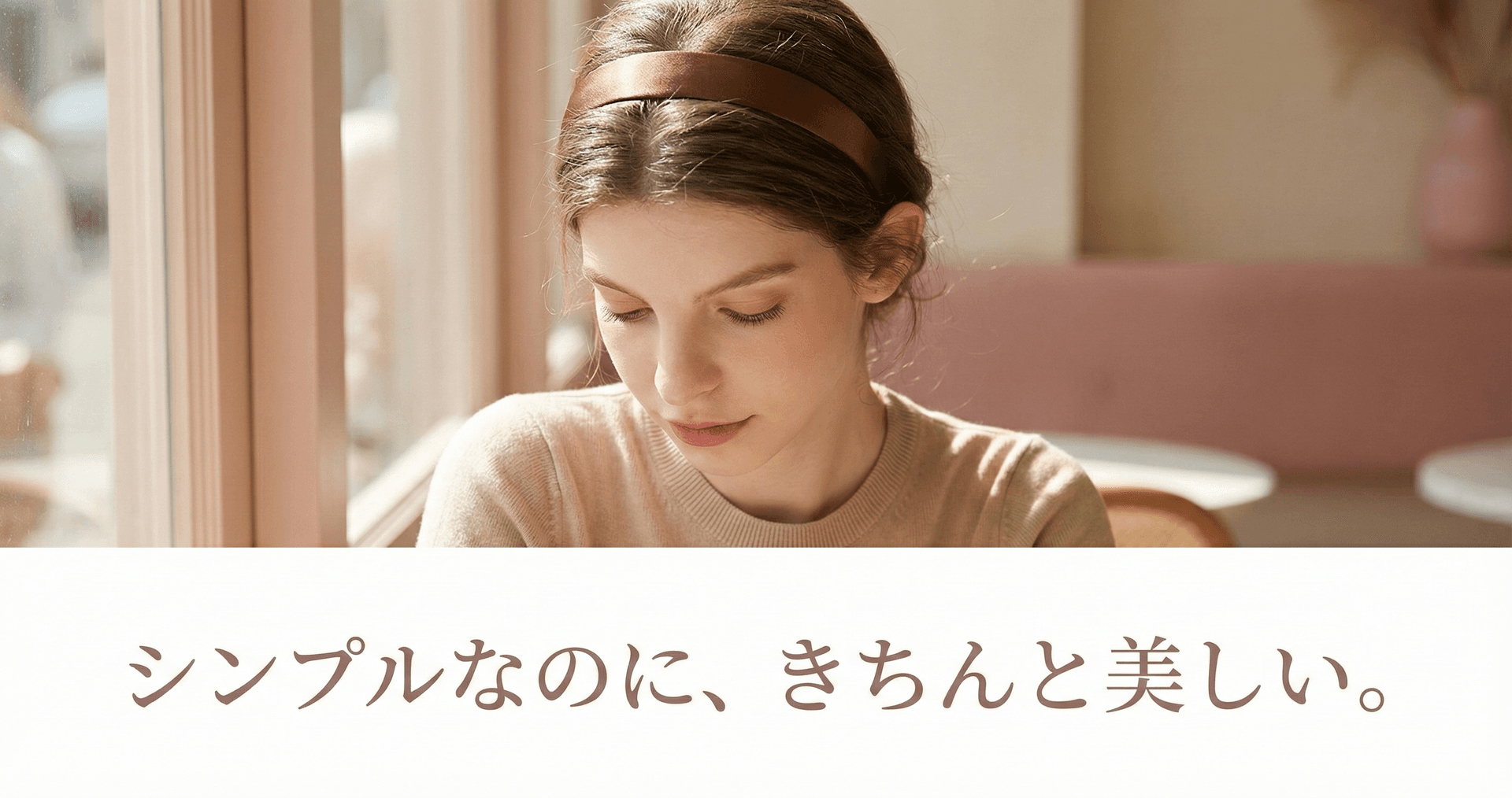 ベルベット調生地の幅広シンプルカチューシャ