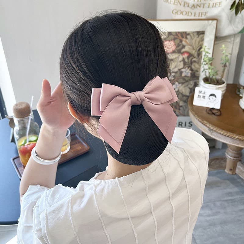 ヘアアクセサリー 華やか結び目シュシュカバー