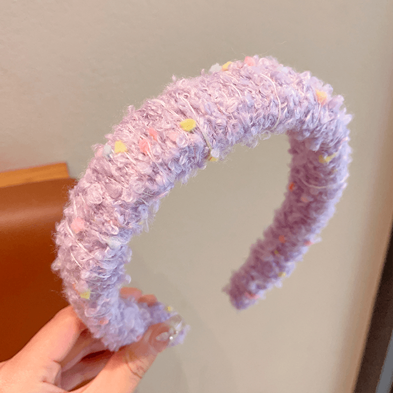 ヘアアクセサリー レース編み込みカチューシャ