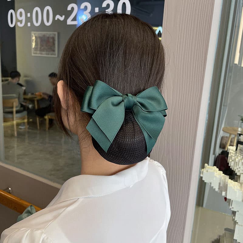 ヘアアクセサリー 華やか結び目シュシュカバー