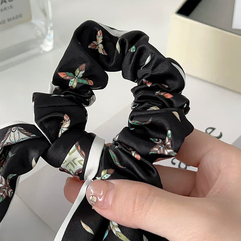 ヘアアクセサリー シュシュ リボンスカーフ