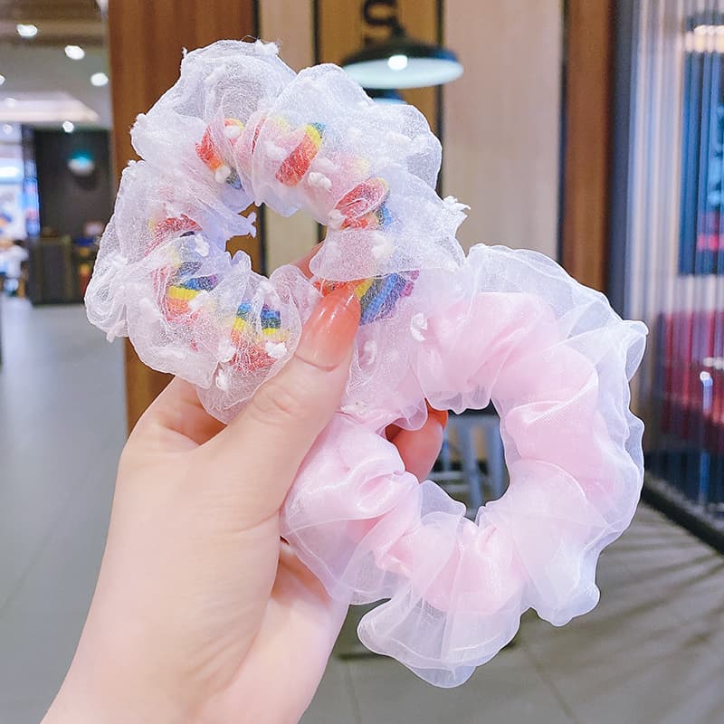 ヘアアクセサリー シュシュ 夢見るチュール