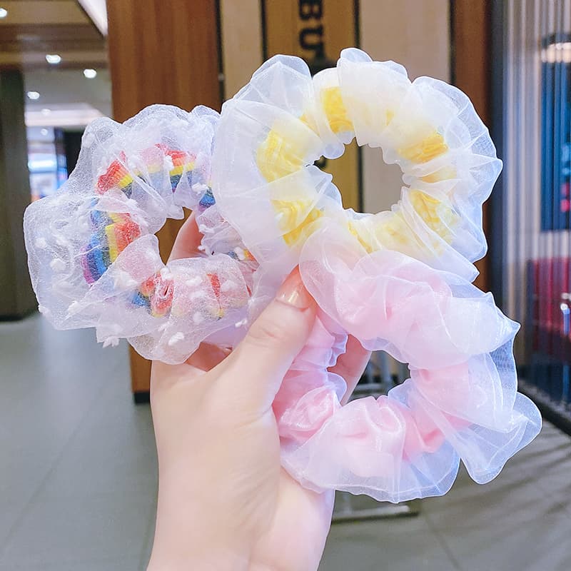 ヘアアクセサリー シュシュ 夢見るチュール