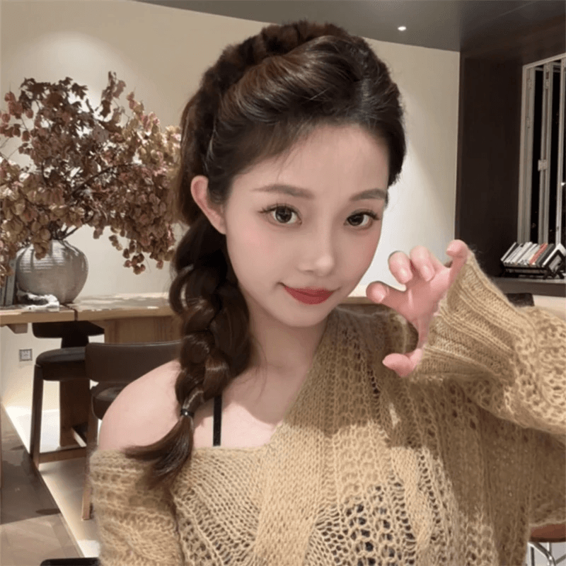 ヘアアクセサリー カチューシャ ふわもこ豹柄