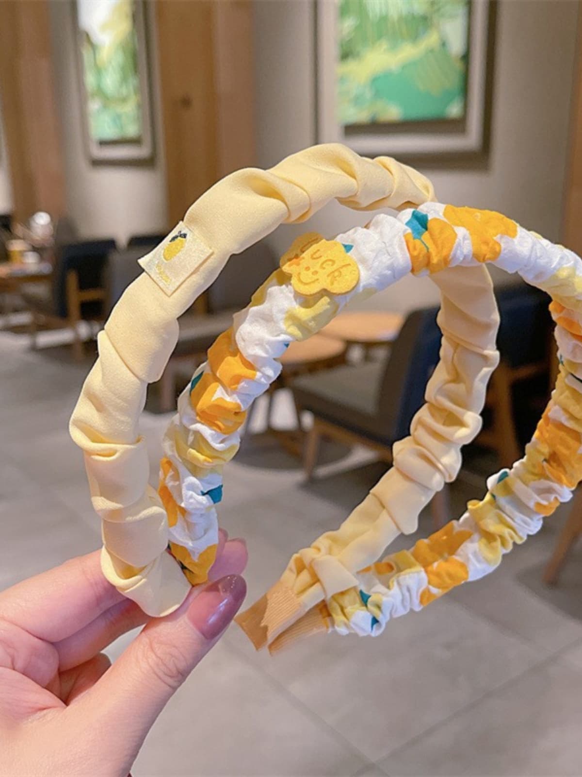 ヘアアクセサリー カチューシャ ふんわりシャーリング