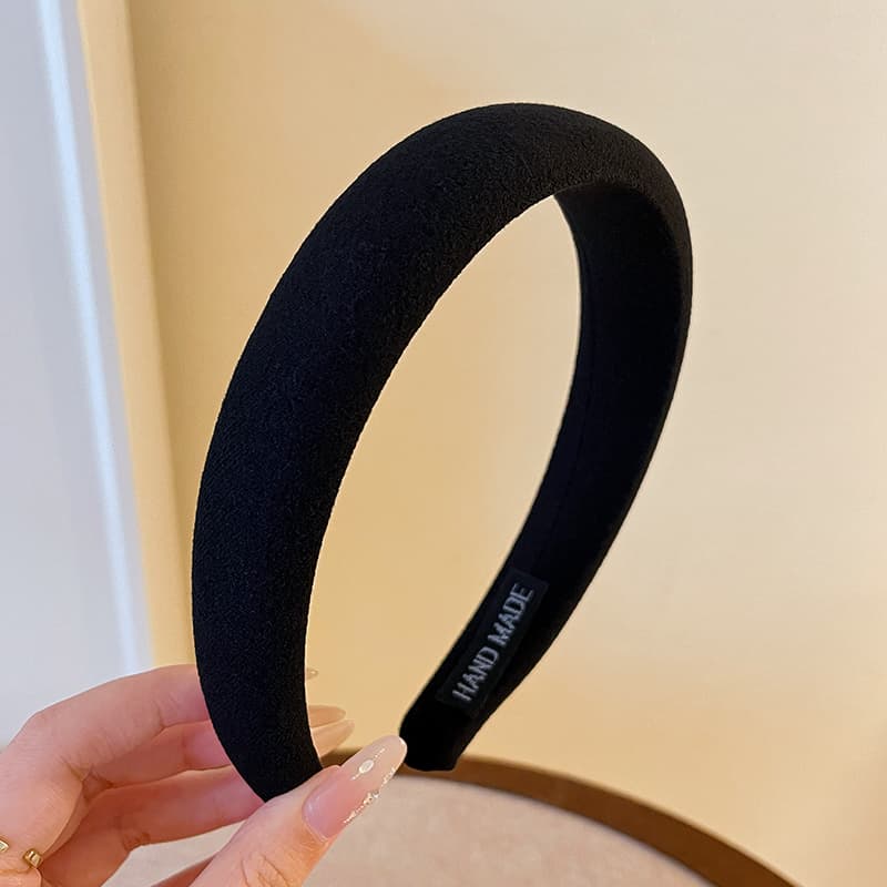 ヘアアクセサリー カチューシャ ふんわり厚手パディング