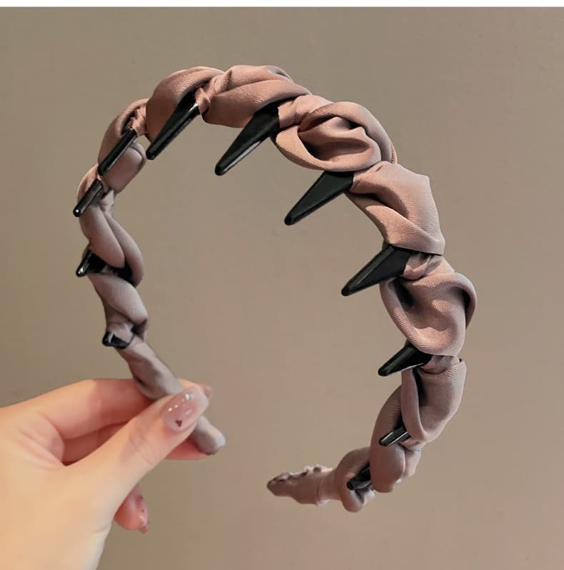 ヘアアクセサリー ツイストリボン編み込みカチューシャ