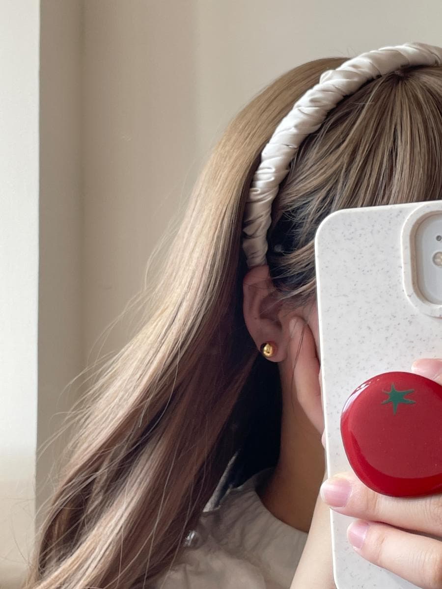 ヘアアクセサリー カチューシャ ねじりシルキーカチューシャ