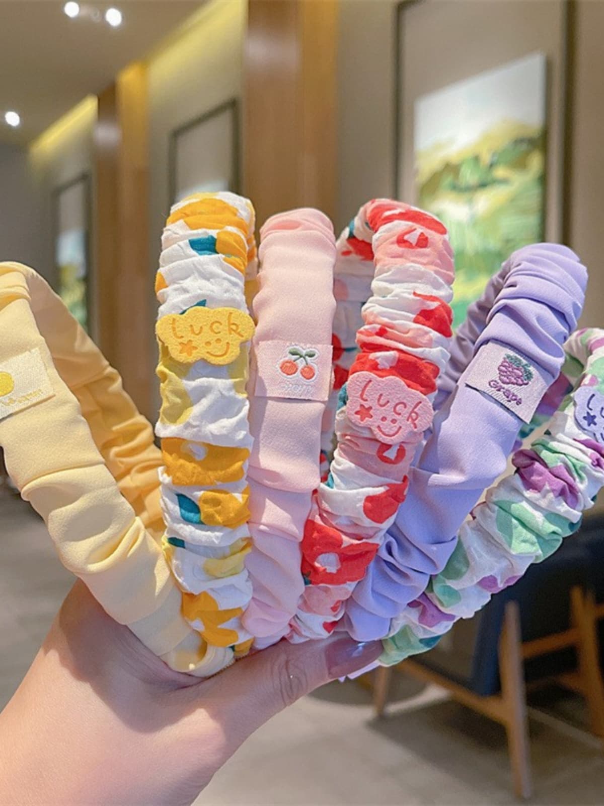 ヘアアクセサリー カチューシャ ふんわりシャーリング