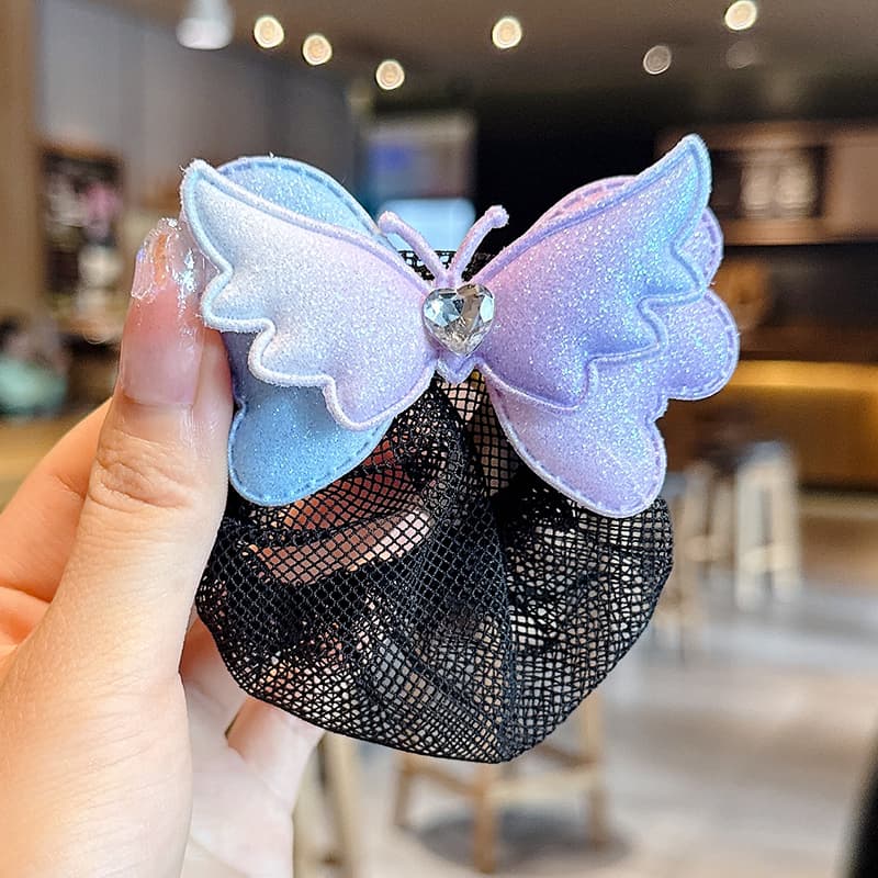 ヘアアクセサリー シュシュ プロ仕様メッシュネットシュシュ