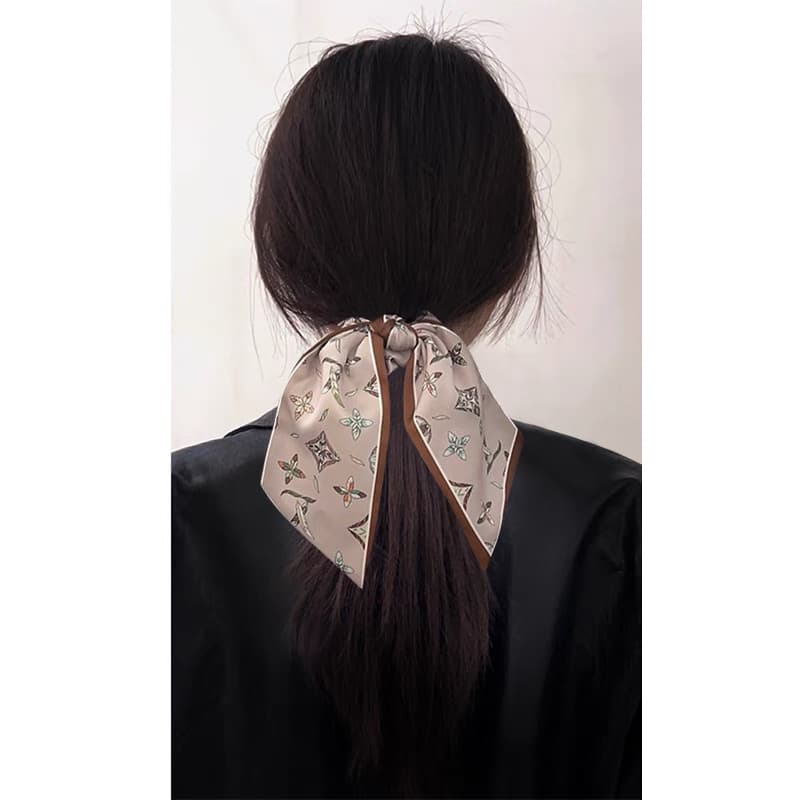 ヘアアクセサリー シュシュ リボンスカーフ