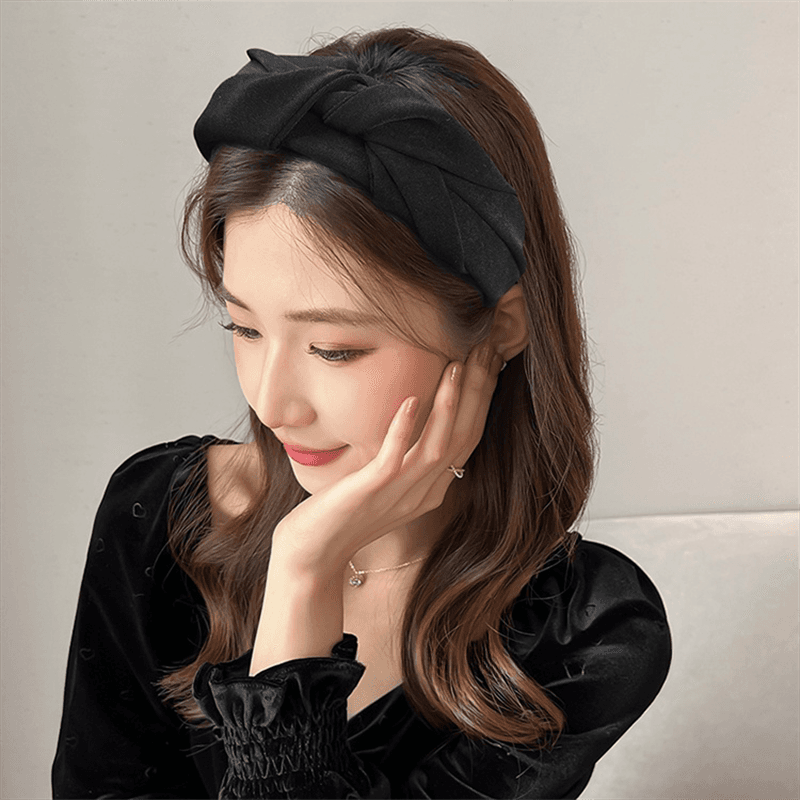 ヘアアクセサリー カチューシャ 優雅な結び目