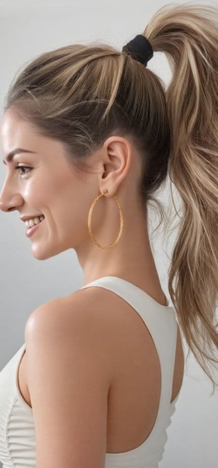 ヘアアクセサリー シュシュ 高弾力うずまき髪留め