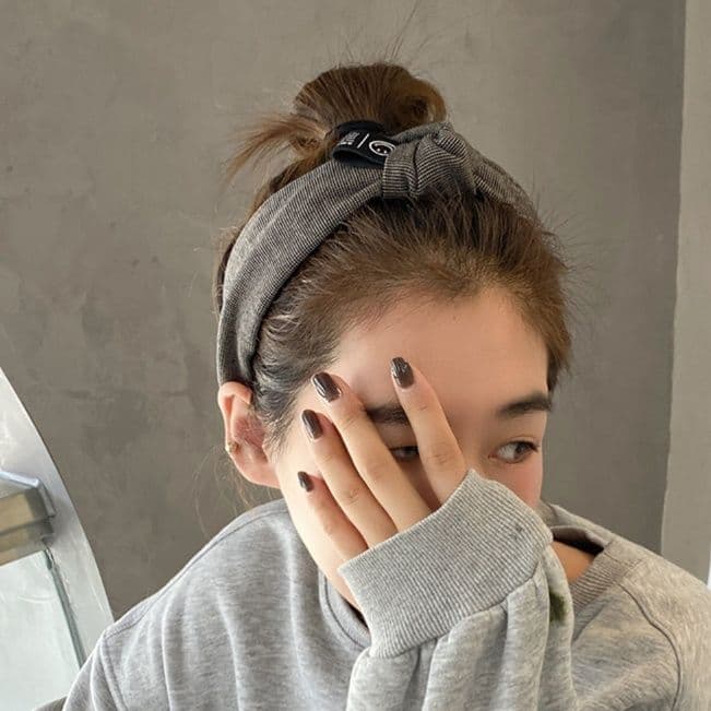 ヘアアクセサリー カチューシャ クラシック結び目カチューシャ