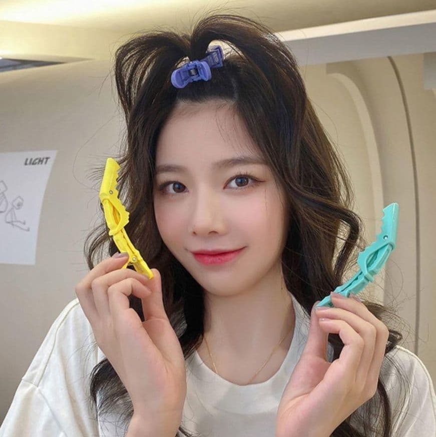 ヘアアクセサリー 可愛い蝶々モチーフ樹脂製バレッタ5本セット