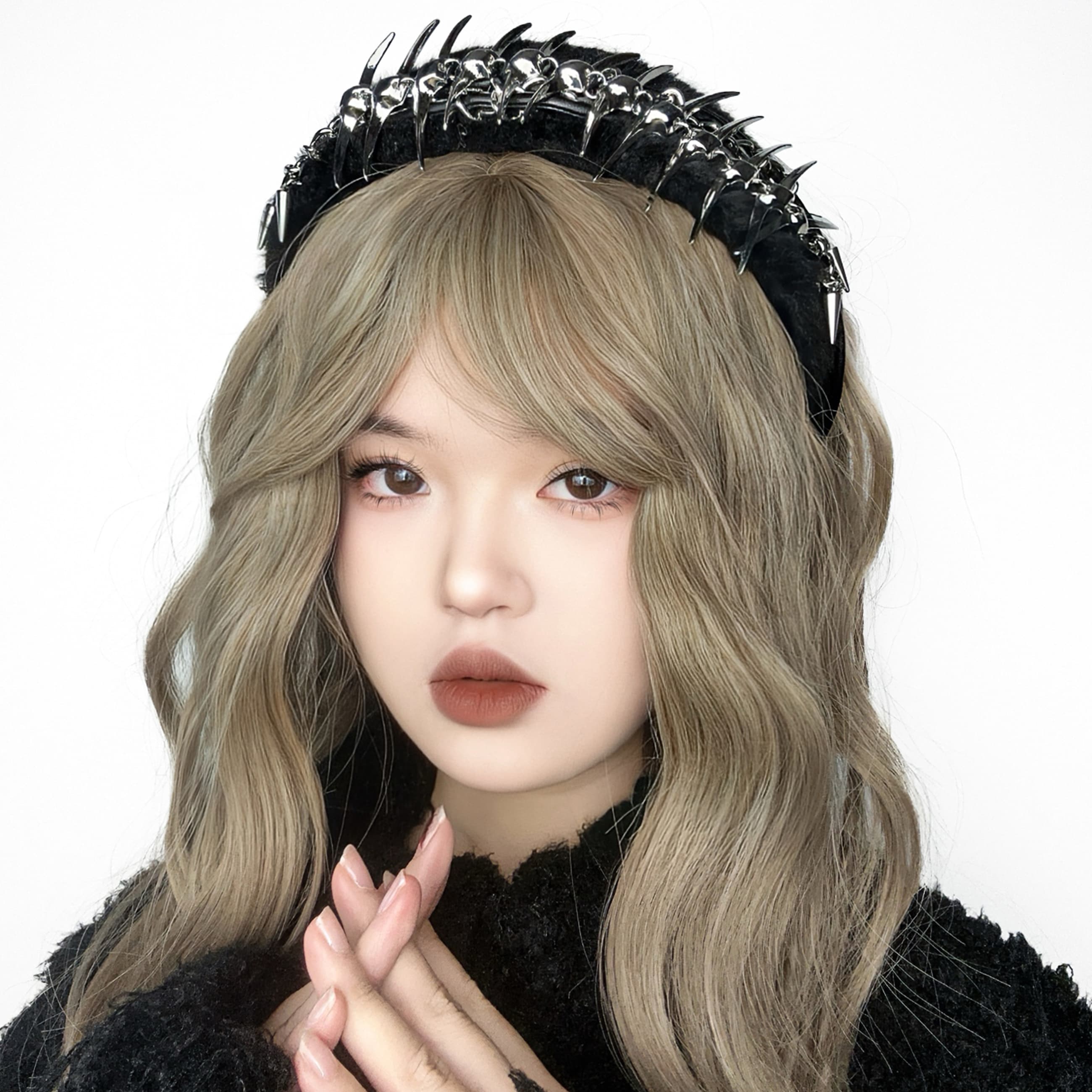 ヘアアクセサリー カチューシャ トゲ付きカチューシャ