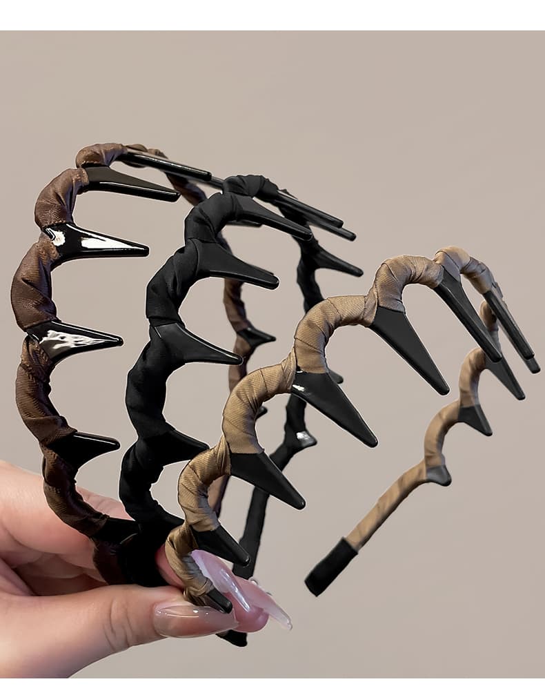 ヘアアクセサリー ねじれシルエット クラシックカチューシャ