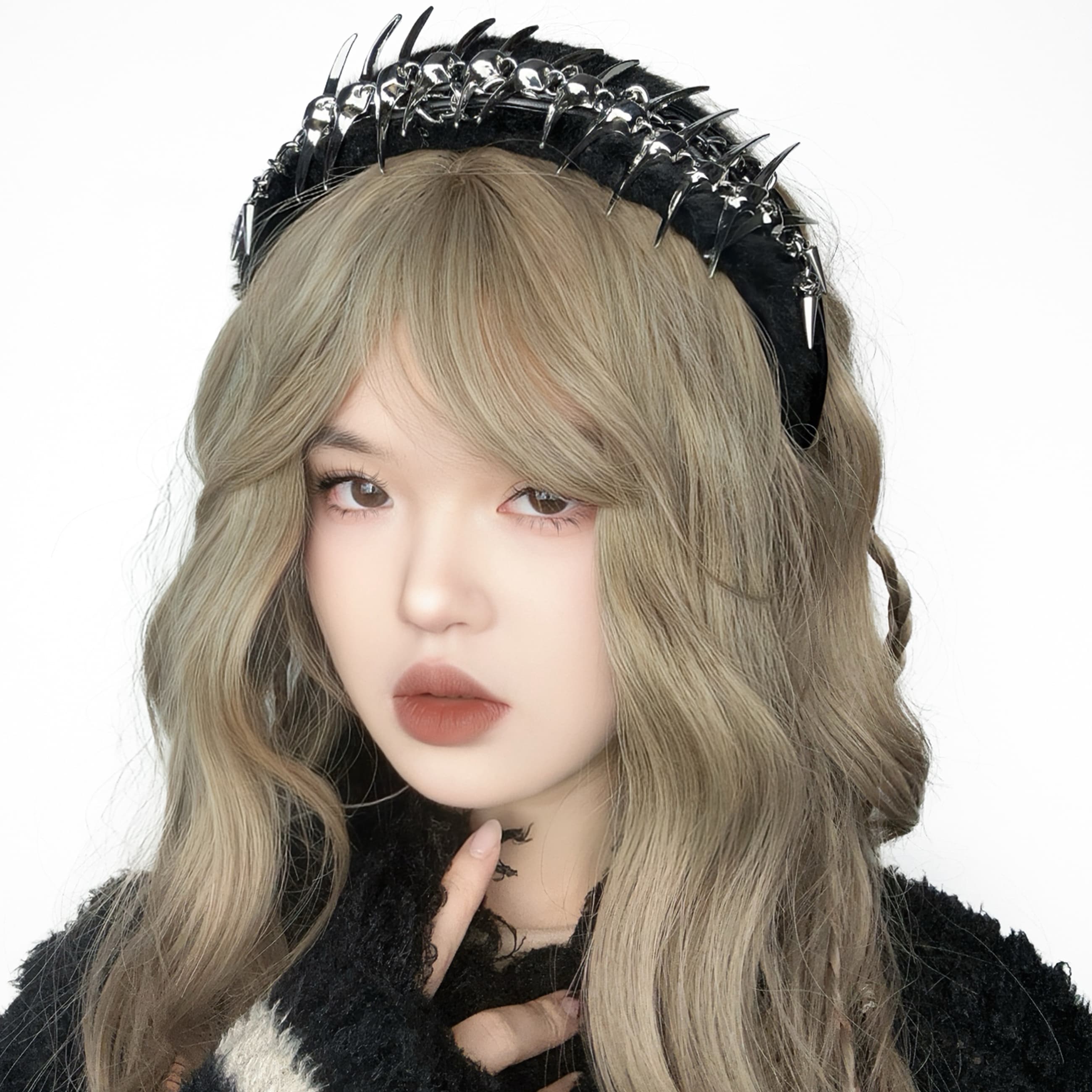 ヘアアクセサリー カチューシャ トゲ付きカチューシャ