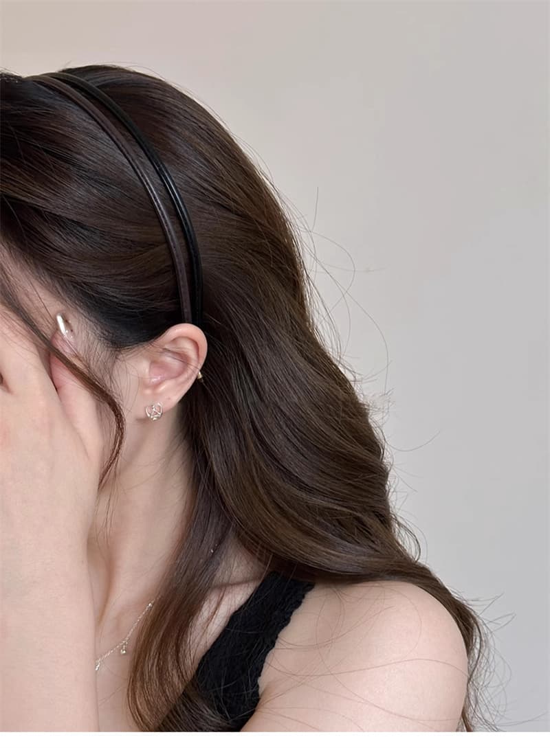 ヘアアクセサリー 細身スリムラインカチューシャ