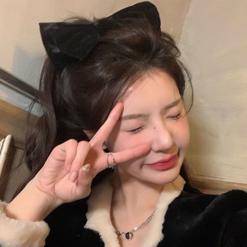 ヘアアクセサリー リボンモチーフバレッタ