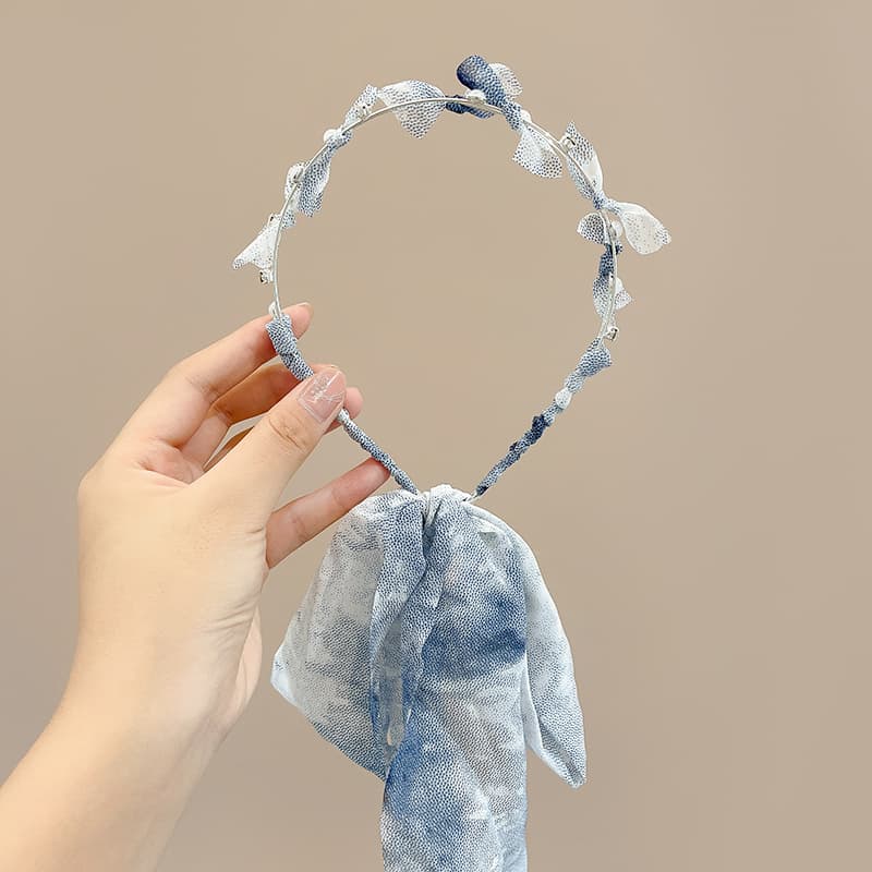 ヘアアクセサリー 涼風リボンストリーム カチューシャ