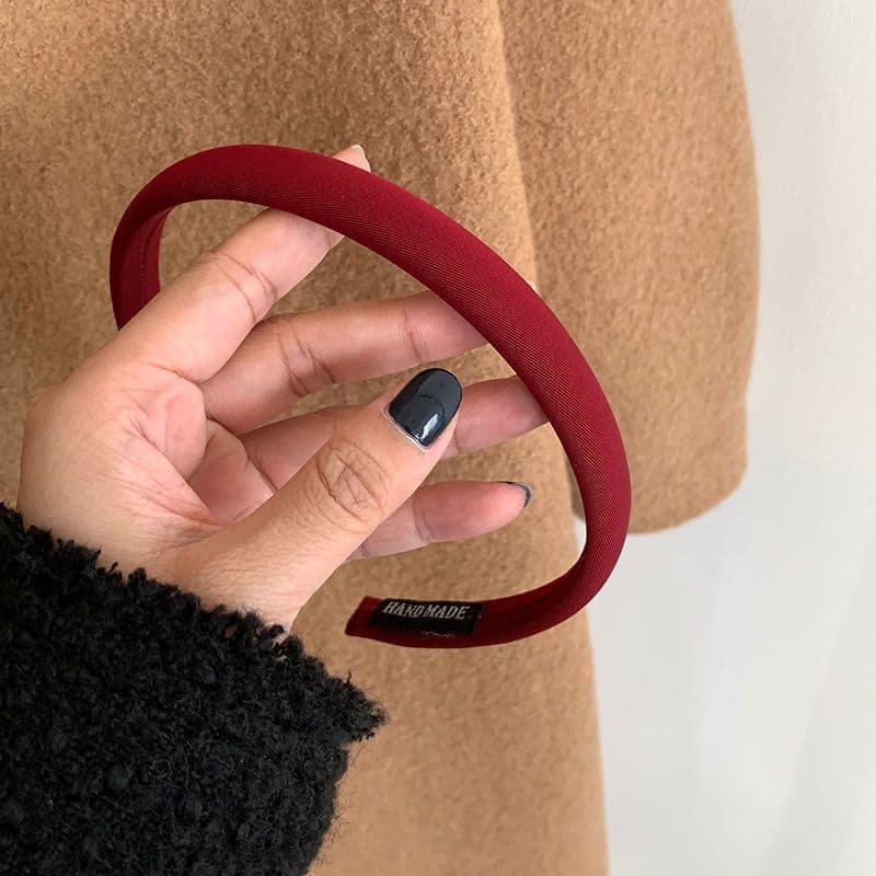 ヘアアクセサリー カチューシャ シンプル布製